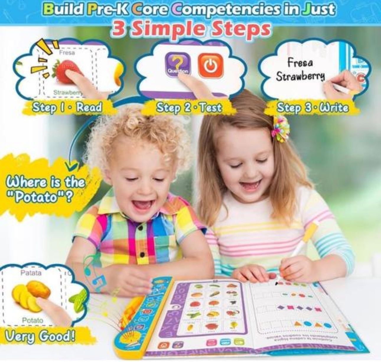 Learning Children Book - Magical Education Phonetic