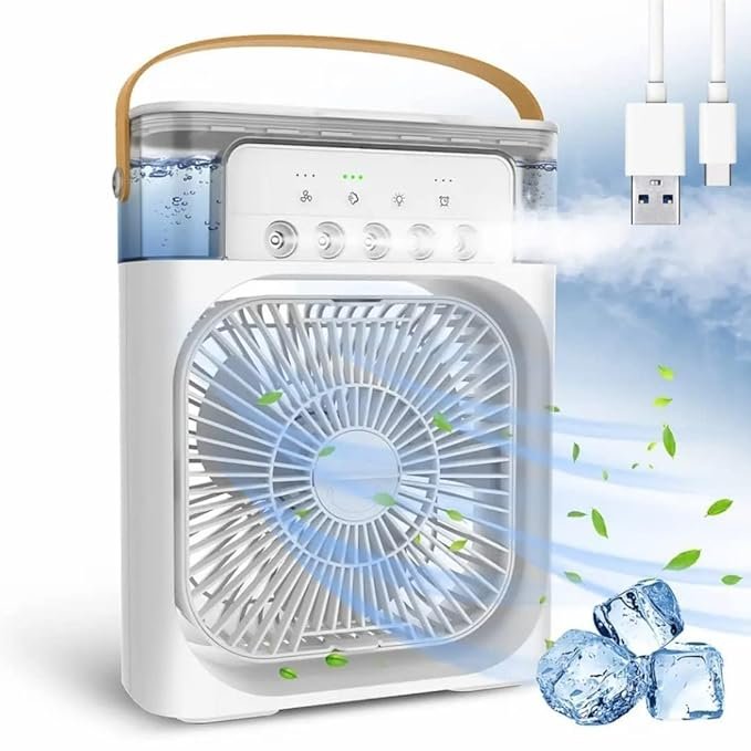 Portable USB Mini Air Cooler Fan with Water Tank